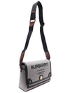 Horseferry Print Canvas Note Cross Bag Grey - BURBERRY - BALAAN 4