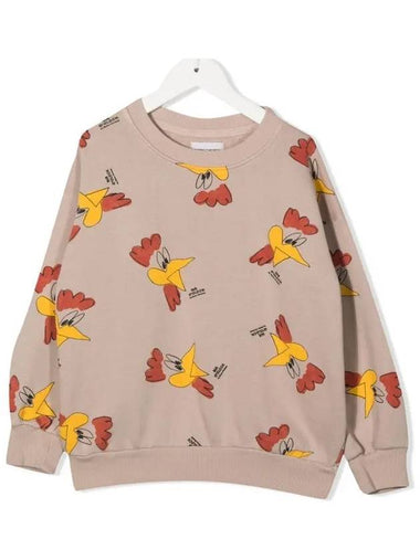 Kids Chicken Head Pattern Sweatshirt 222AC040 210 - BOBO CHOSES - BALAAN 1