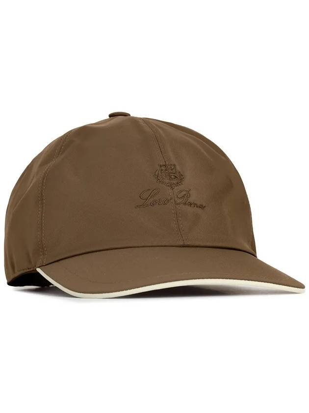 Embroidered Logo Ball Cap Pecan Ivory - LORO PIANA - BALAAN 2