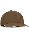 Embroidered Logo Ball Cap Pecan Ivory - LORO PIANA - BALAAN 4