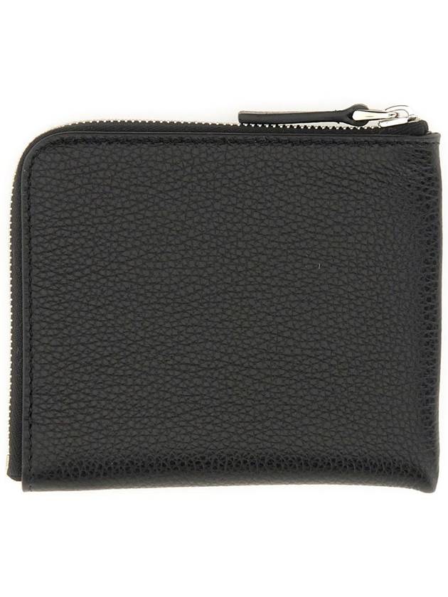 Logo Zip Card Wallet Black - MARNI - BALAAN 3