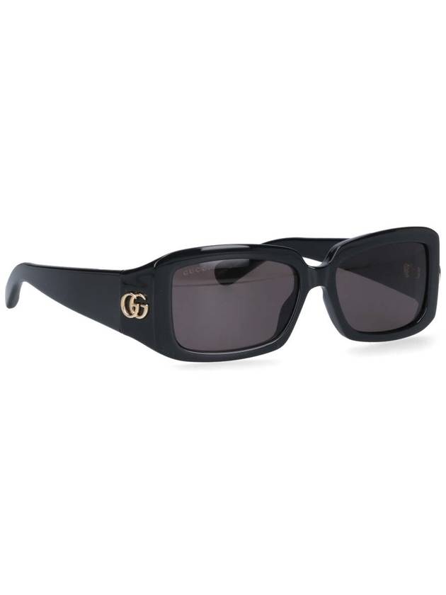 Eyewear Rectangular Frame Sunglasses Black - GUCCI - BALAAN 3