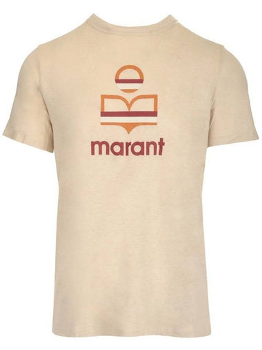 Karman Logo Crew Neck Short Sleeve T-Shirt Ecru - ISABEL MARANT - BALAAN 1