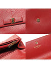 22 A953 Red Saffiano Gold Vara Bow Long Wallet - SALVATORE FERRAGAMO - BALAAN 7