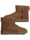 Classic Side Logo II Mini Fleece Winter Boots Chestnut - UGG - BALAAN.