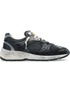 Running Leather Mesh Suede Low Top Sneakers Dark Blue - GOLDEN GOOSE - BALAAN 3