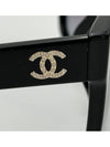 Sunglasses Square Black Crystal Gold A71530 - CHANEL - BALAAN 6