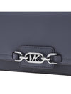 Heather Extra Small Leather Cross Bag Dark Grey - MICHAEL KORS - BALAAN 8