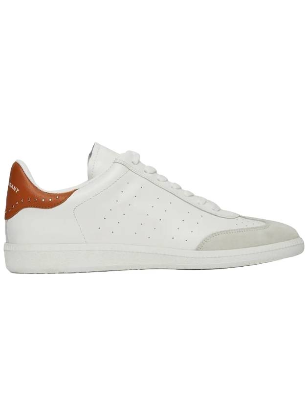 Bryce studded low-top sneakers beige - ISABEL MARANT - BALAAN.