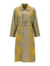 Check Belted Trench Coat Beige - BURBERRY - BALAAN 2