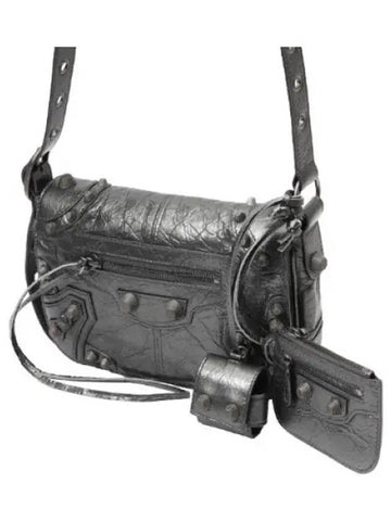 Le Cagol metallized flap bag - BALENCIAGA - BALAAN 1