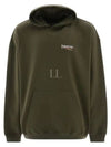 Men's Political Campaign Large Fit Hoodie Khaki - BALENCIAGA - BALAAN 2