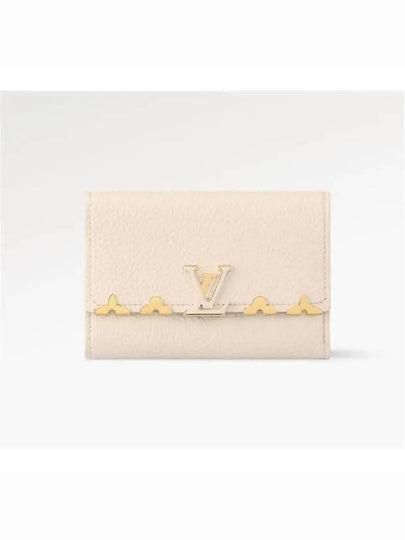 Capucines Compact Half Wallet White - LOUIS VUITTON - BALAAN 2