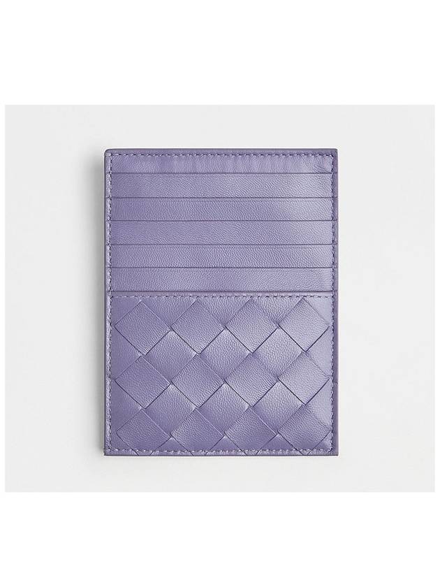 Intrecciato Card Wallet Purple - BOTTEGA VENETA - BALAAN 2