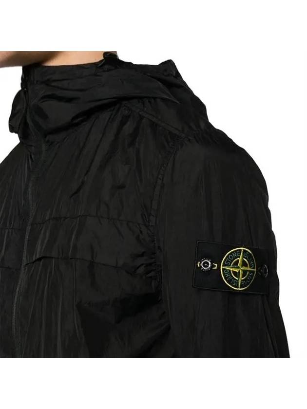 Garment Dyed Crinkle Reps R-Nylon Jacket Black - STONE ISLAND - BALAAN 5