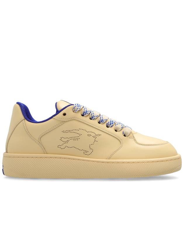 Burberry Leather Sneakers, Women's, Cream - BURBERRY - BALAAN 1