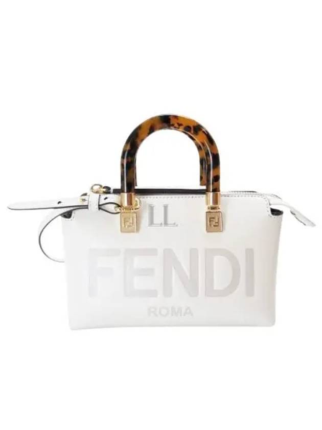 By The Way Small Leather Tote Bag White - FENDI - BALAAN 2