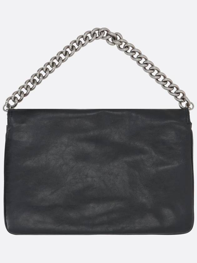 Women's BB Soft Large Flap Shoulder Bag Black - BALENCIAGA - BALAAN 4