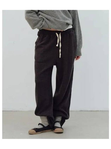 WINTER SWEAT PANTS CHARCOAL - BENSIMON - BALAAN 1