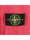 Logo Patch Knit Top Fuchsia - STONE ISLAND - BALAAN 6