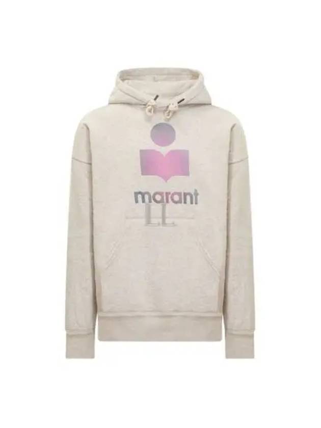 Miley Logo Print Hoodie Ecru - ISABEL MARANT - BALAAN 2