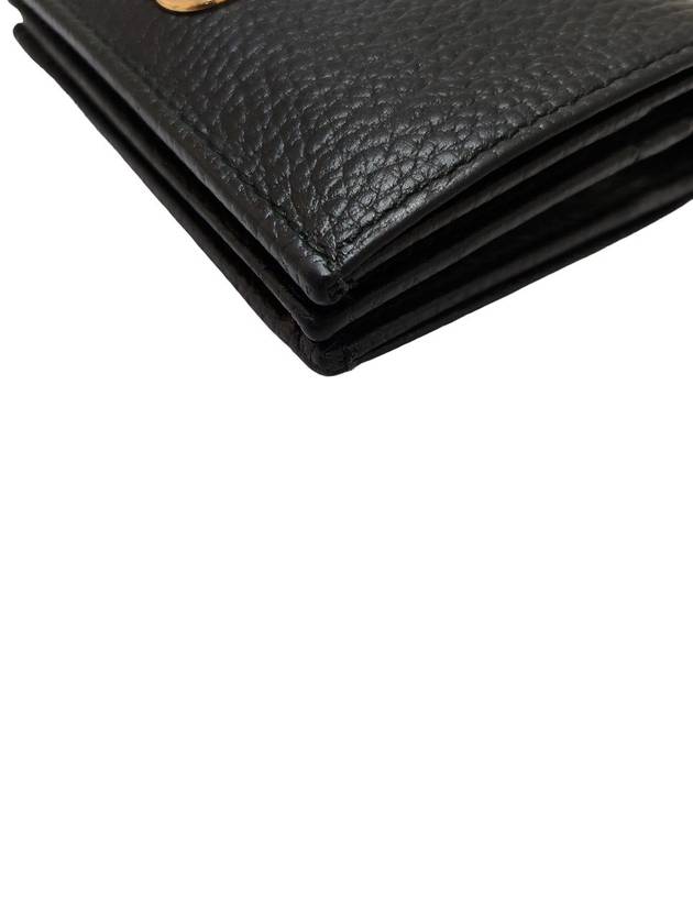 Women s 456126 GG Marmont Black Card Case Half Wallet - GUCCI - BALAAN 4