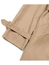 Greta Double Breasted Cotton Trench Coat Beige - A.P.C. - BALAAN 7