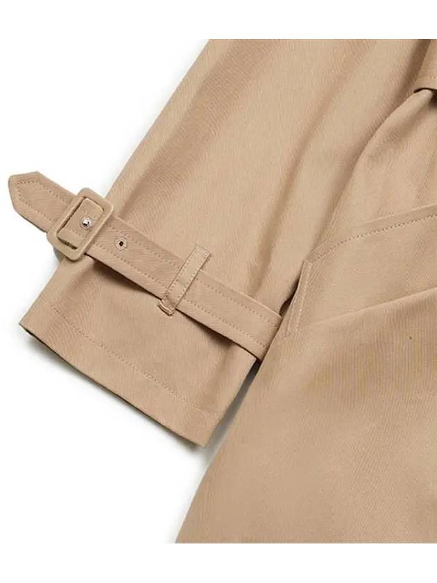 Greta double-breasted cotton trench coat beige - A.P.C. - BALAAN 7