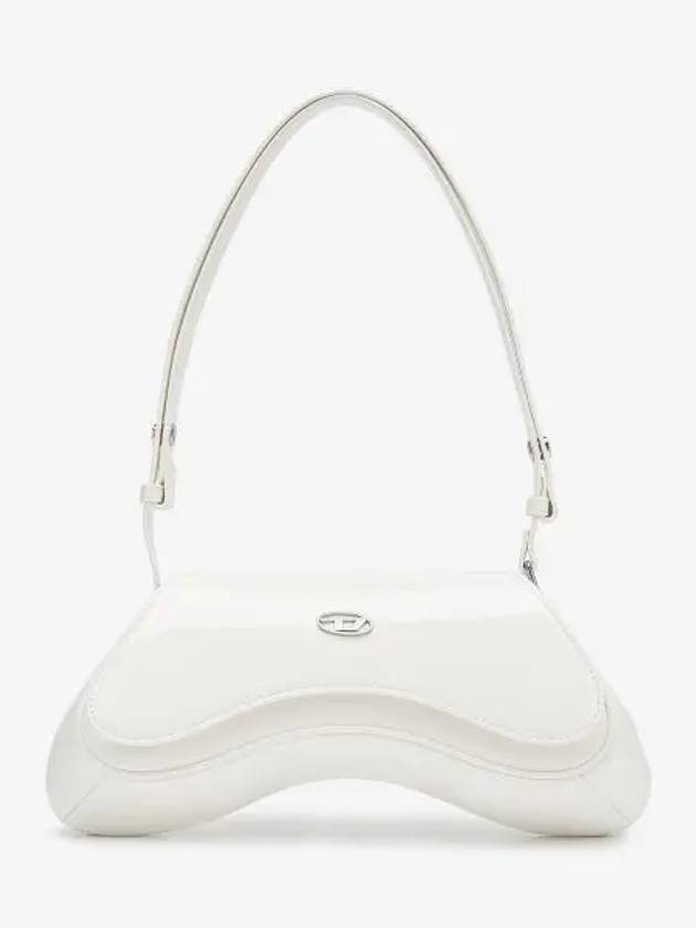 Women's Play Glossy Cross Bag White - DIESEL - BALAAN 2