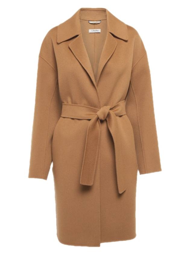 Max Mara Arona Virgin Wool Coat Camel 90160439 045 - S MAX MARA - BALAAN 1