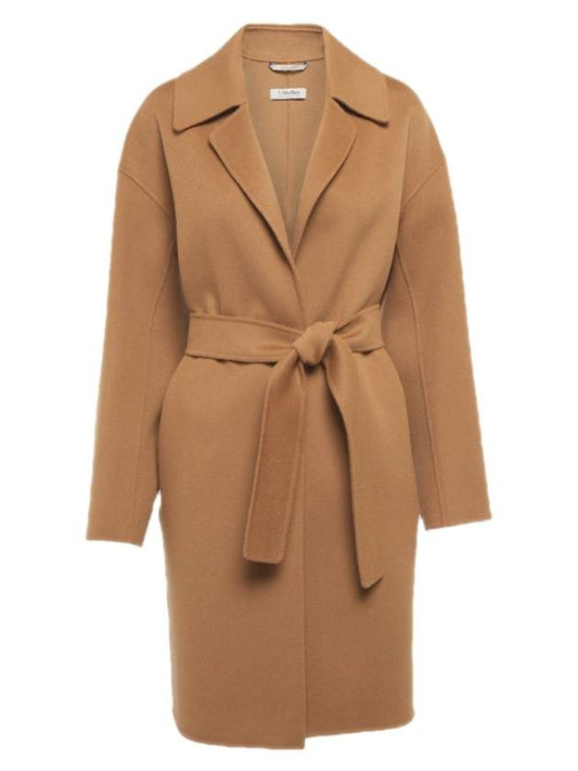 Arona Virgin Wool Coat Camel 90160439 045 - S MAX MARA - BALAAN 1