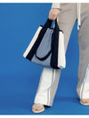 Two Way Shopper Tote Bag Blue - PLEATSMAMA - BALAAN 4