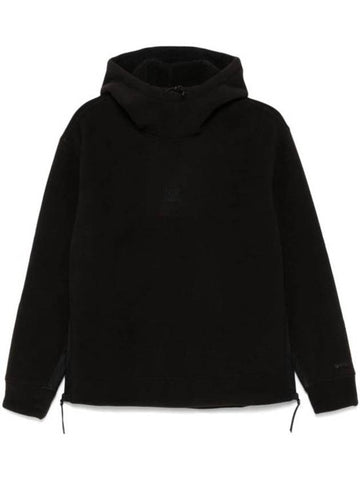 Logo Drawstring Hoodie Black - CP COMPANY - BALAAN 1