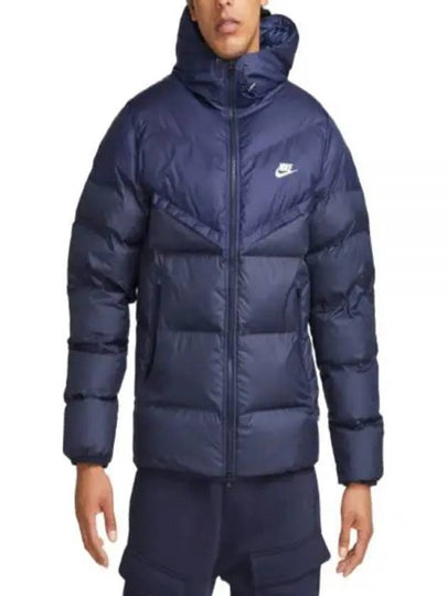 Primaloft Stormfit Windrunner Hooded Puffer Padding Navy - NIKE - BALAAN 2