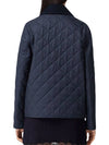 Corduroy Diamond Quilted Jacket Blue - BURBERRY - BALAAN 7