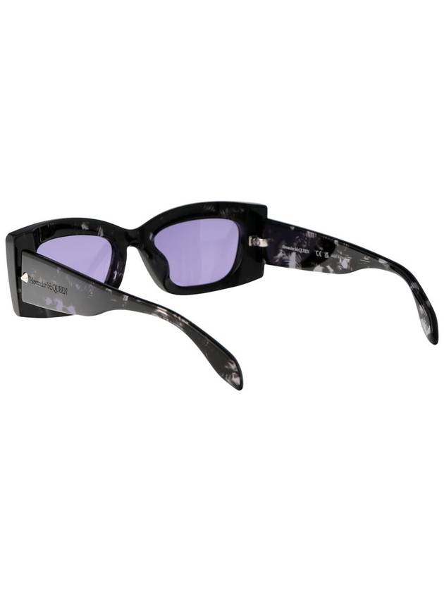 Sunglasses AM0426S 003 003 HAVANA HAVANA VIOLET - ALEXANDER MCQUEEN - BALAAN 5