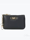 Parker Small Leather Zip Card Wallet Black - MICHAEL KORS - BALAAN 2