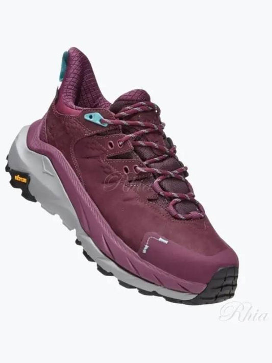 Kaha 2 GTX Low Top Sneakers Grape Wine - HOKA ONE ONE - BALAAN 2