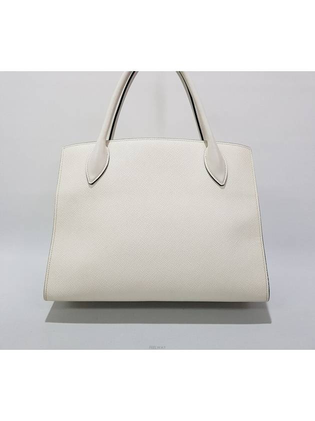 Monochrome Saffiano Tote Bag 1BA156 - PRADA - BALAAN 5