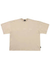 total logo short sleeve t-shirt beige - AJOBYAJO - BALAAN 1