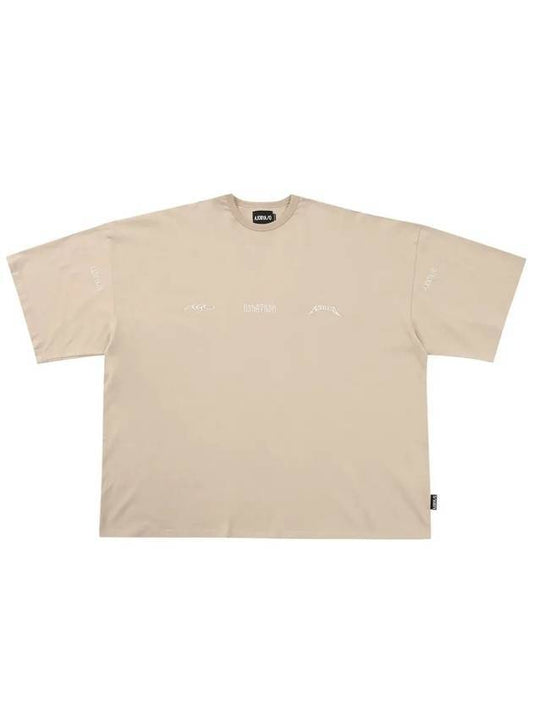 total logo short sleeve t-shirt beige - AJOBYAJO - BALAAN 1