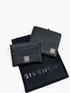 Grained Leather Bifold Wallet Black - GIVENCHY - BALAAN 9