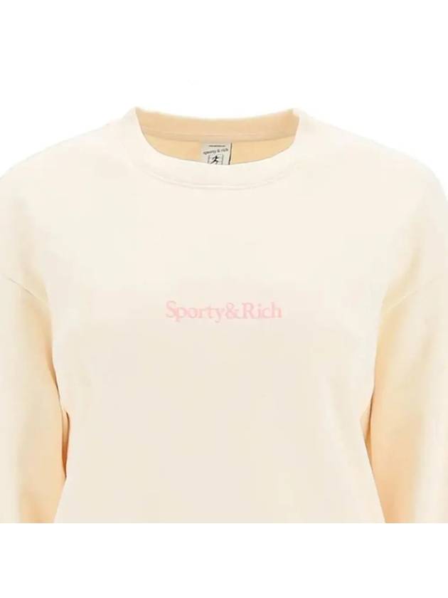 New Health Sweatshirt Cream - SPORTY & RICH - BALAAN 5