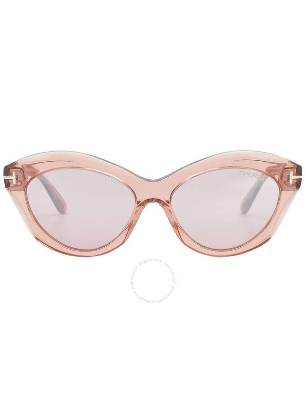 Tom Ford Toni Violet Gradient Mirror Cat Eye Ladies Sunglasses FT1111 72Z 55 - TOM FORD - BALAAN 1