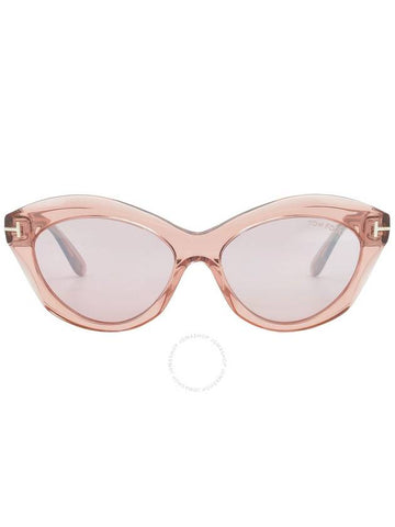 Tom Ford Toni Violet Gradient Mirror Cat Eye Ladies Sunglasses FT1111 72Z 55 - TOM FORD - BALAAN 1