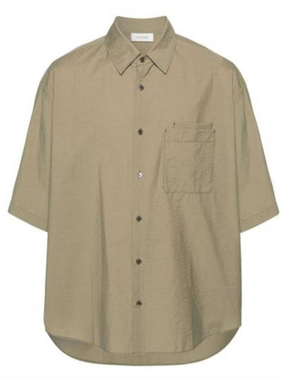 Double Pocket Short Sleeve Khaki - LEMAIRE - BALAAN 2