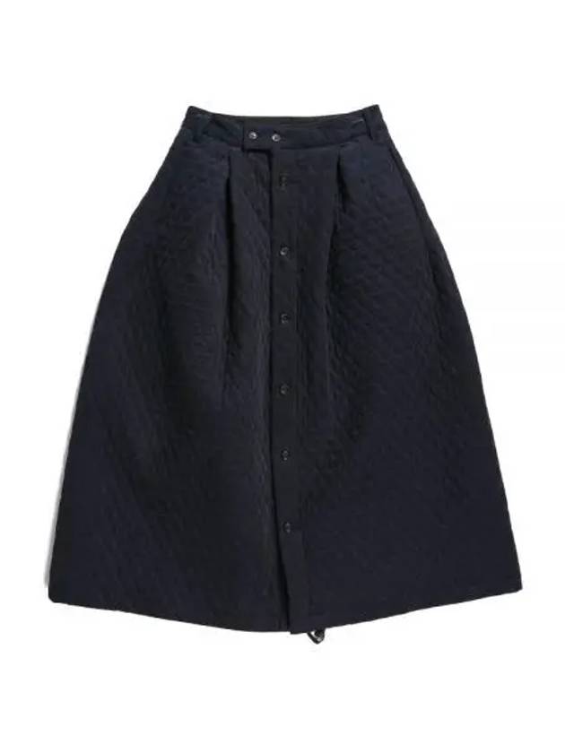 Tuck Skirt Dk Navy CP Quilted Corduroy 23F1WG008 NQ459 SD019 - ENGINEERED GARMENTS - BALAAN 1