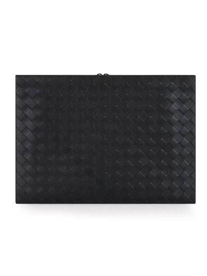 Men’s Document Large Clutch Bag Black - BOTTEGA VENETA - BALAAN 2