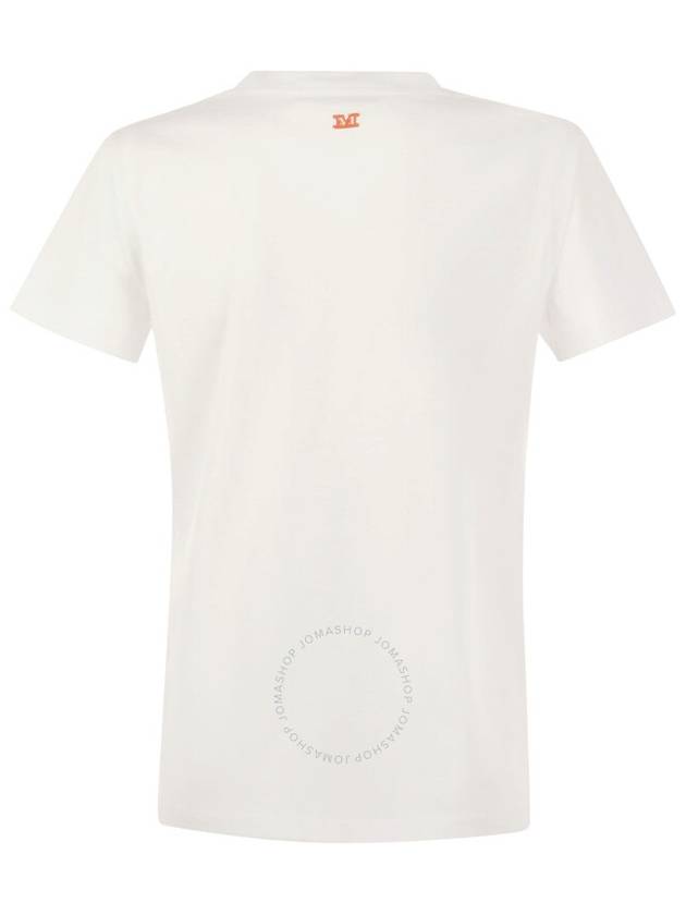 Max Mara Ladies Optical White 1951 Mincio Cotton T-Shirt, Size Large - MAX MARA - BALAAN 3