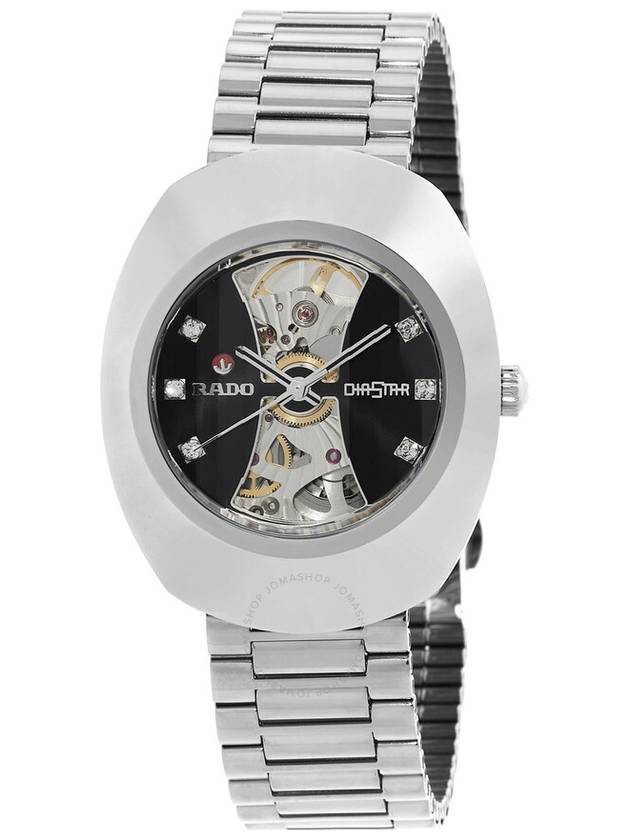 Rado DiaStar Original Automatic Black Dial Unisex Watch R12063103 - RADO - BALAAN 1